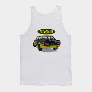 Fiat 131 Abarth Olio Fiat Back Tank Top